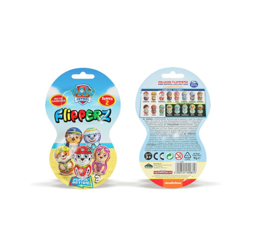Relkon Paw Patrol Fipperz With Candy 10g