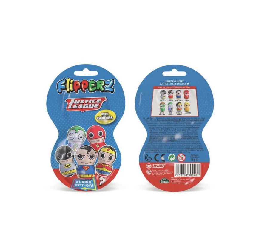 Relkon Justice League Fipperz With Candy 10g