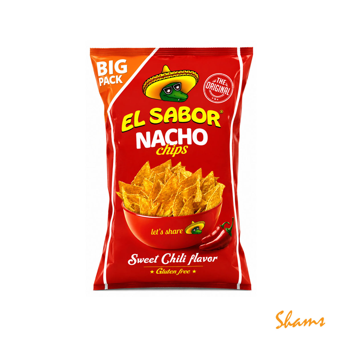 EL Saboor Nacho Sweet Chilli Chips 180g