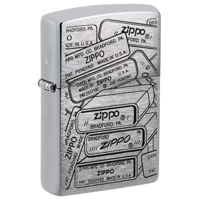 Zippo 48713 Bottom Stamps Design