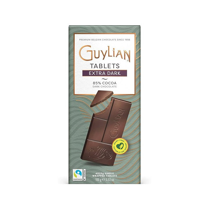 Guylian Belgian Intense Dark 84% Cocoa Chocolate 100g
