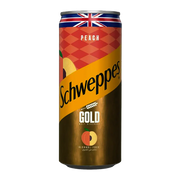 Schweppes Peach Gold Can 300ml - Shams Shopping Centre Schweppes  