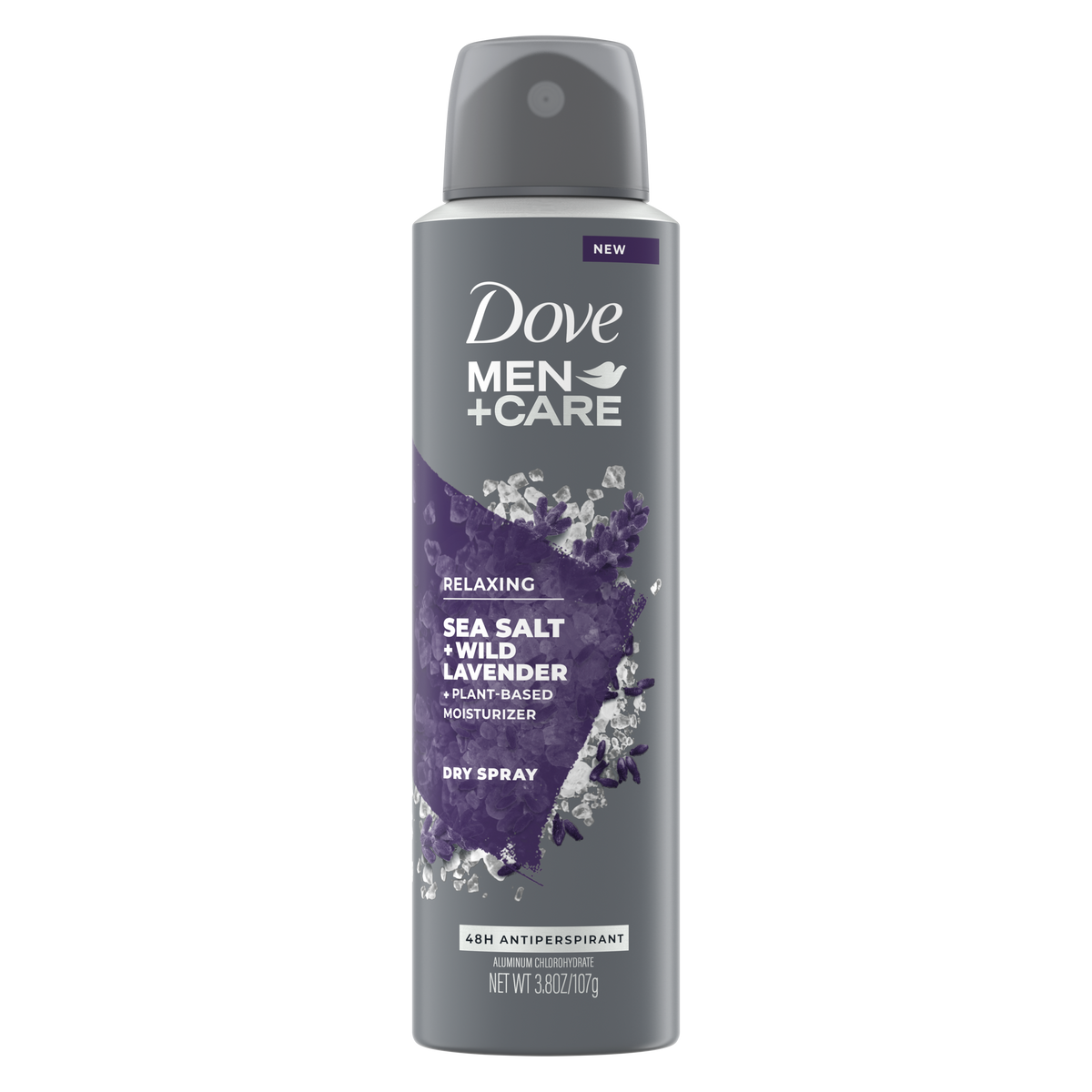 Dove Men+Care Relaxing Sea Salt +Wild Lavender Deo Body Spray 107g - Shams Shopping Centre Dove  