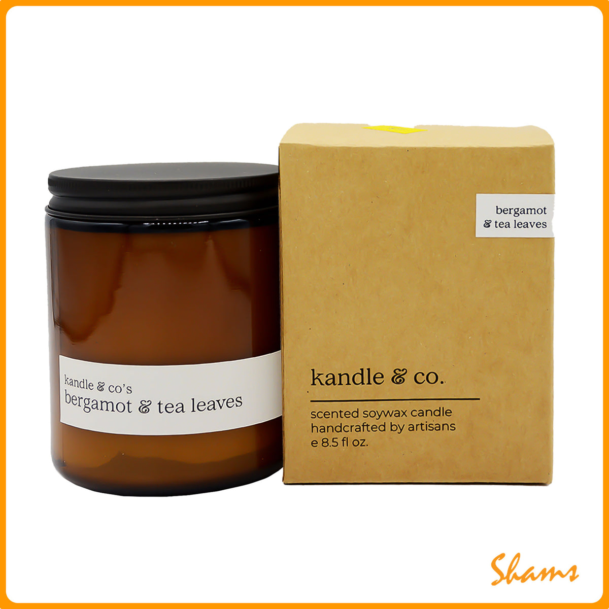 The Kandle Co Bergamot & Tea Leaves Scented Candle 8.5Oz