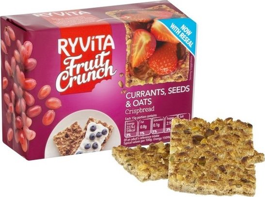 Ryvita Fruit Crunch Crisp Bread 200g