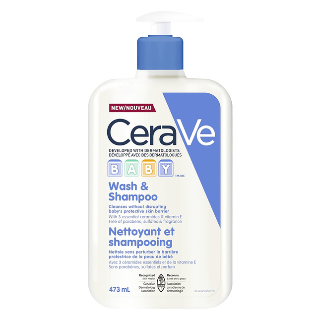 CeraVe Baby Wash & Shampoo 473ml