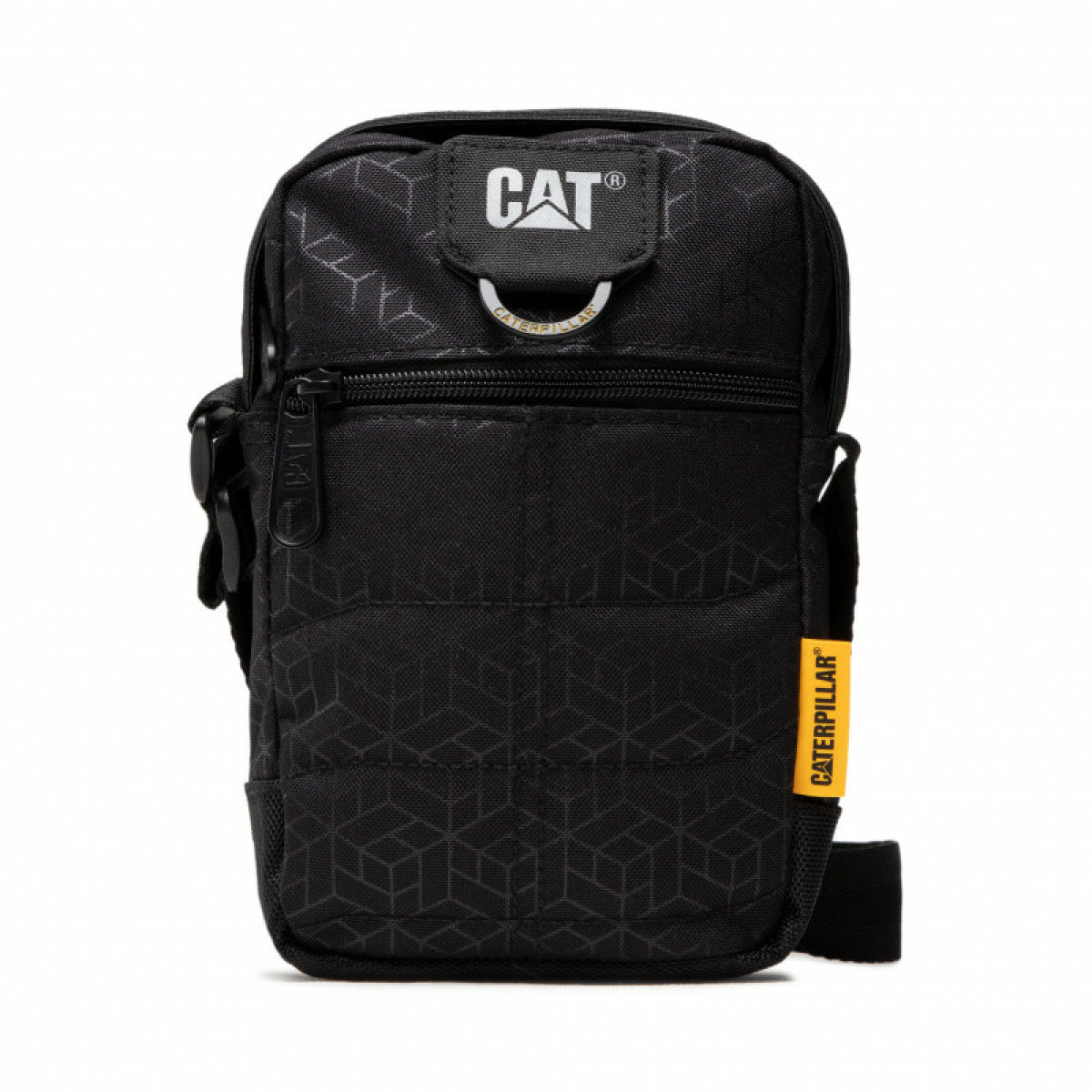 Caterpillar Rodney Black Heat Embossed Bag-84059-478 - Shams Shopping Centre Caterpillar  