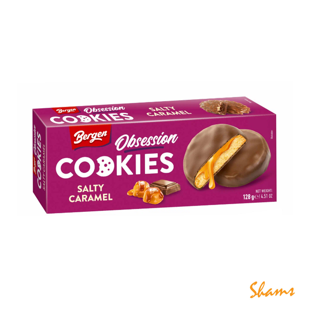 Bergen Obsession Salty Caramel Cookies 128g