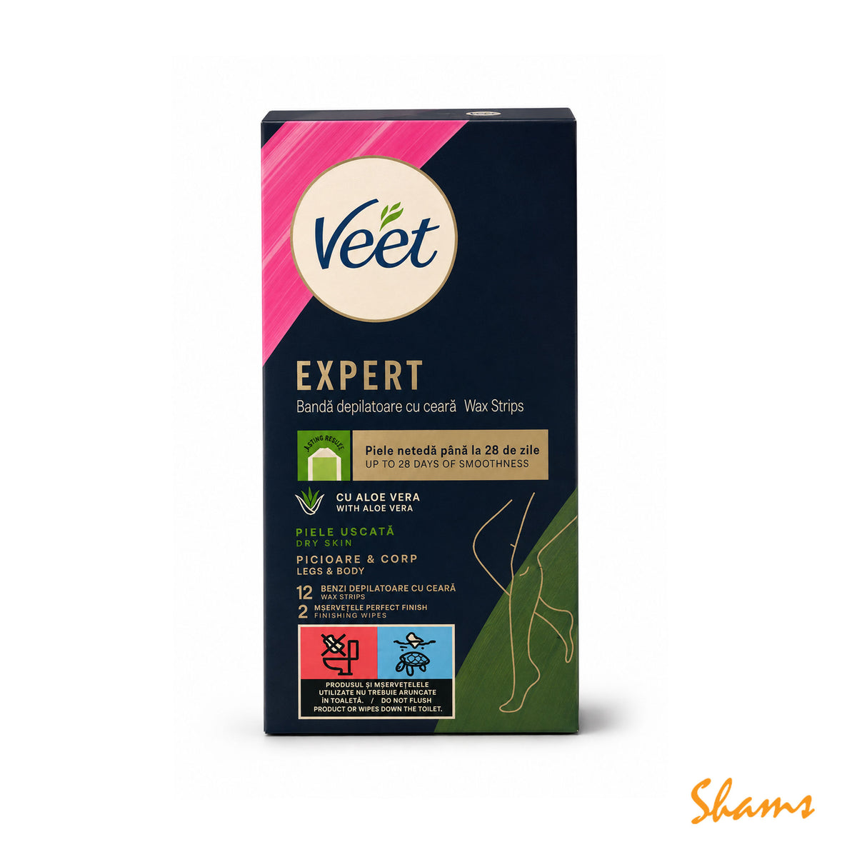 Veet Expert Dry Skin 12 Wax Strips