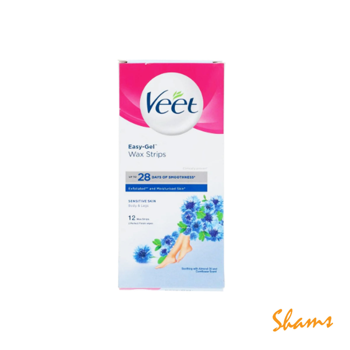 Veet Expert Sensitive Skin 12 Wax Strips