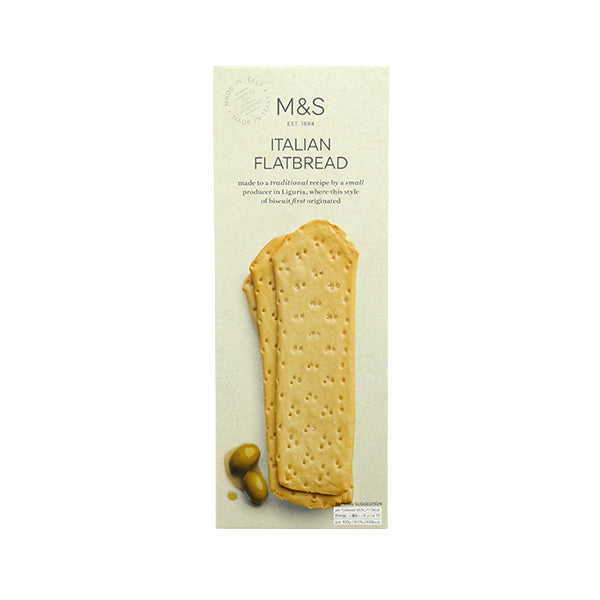 M&S Hand Crafted Italian Flatebreads 150g - Shams Shopping Centre Marks & Spencer  