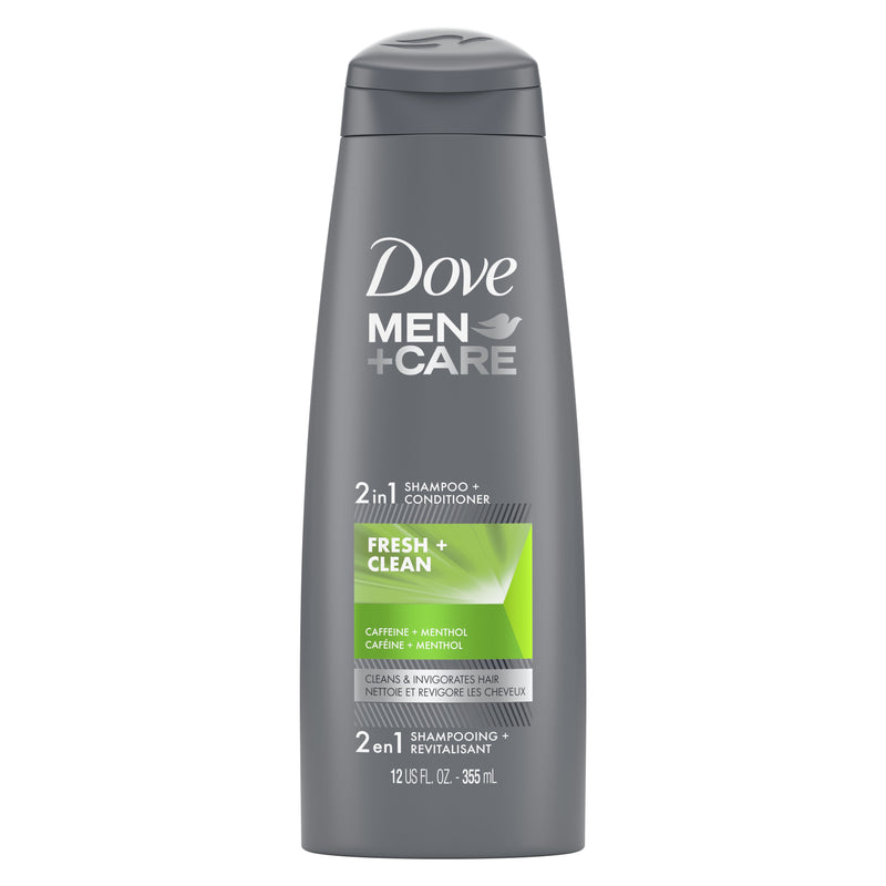 Dove men 2in1 fresh clean shampoo & conditioner 355ml