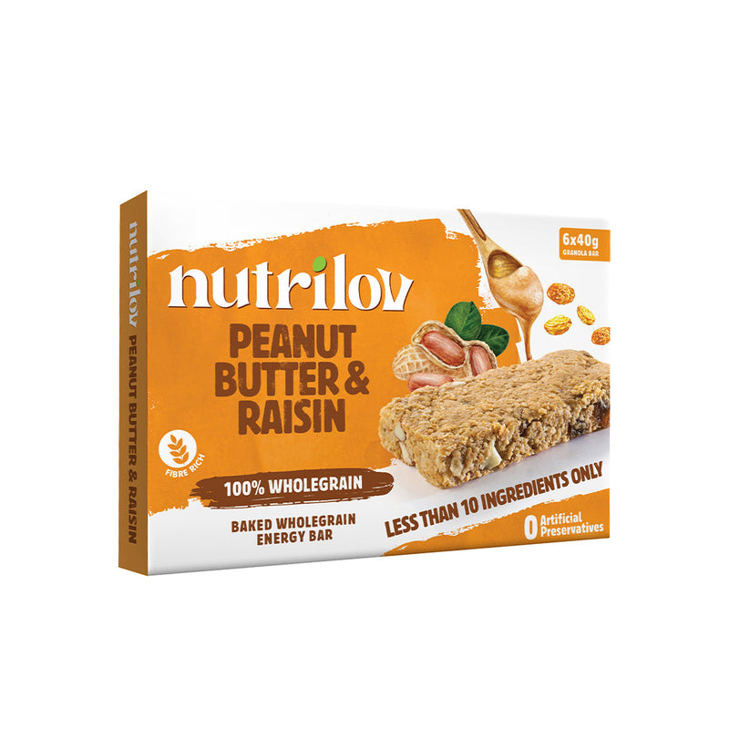 Nutrilov Peanut Butter Granola Bar 6X40g