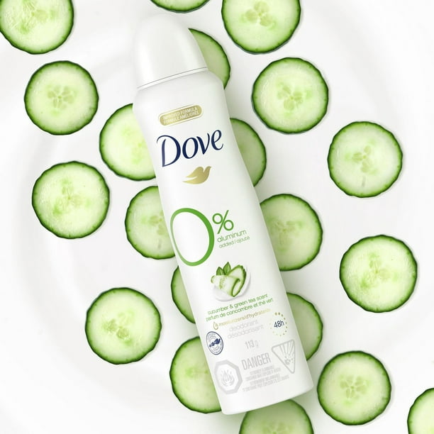 Dove 0% Aluminum Cucumber & Green Tea Deo Body Spray 113g - Shams Shopping Centre Dove  