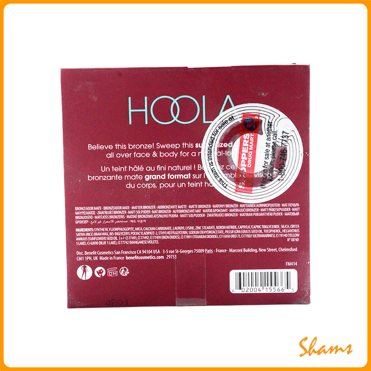 Benefit Hoola Matte Bronzer Powder 16g