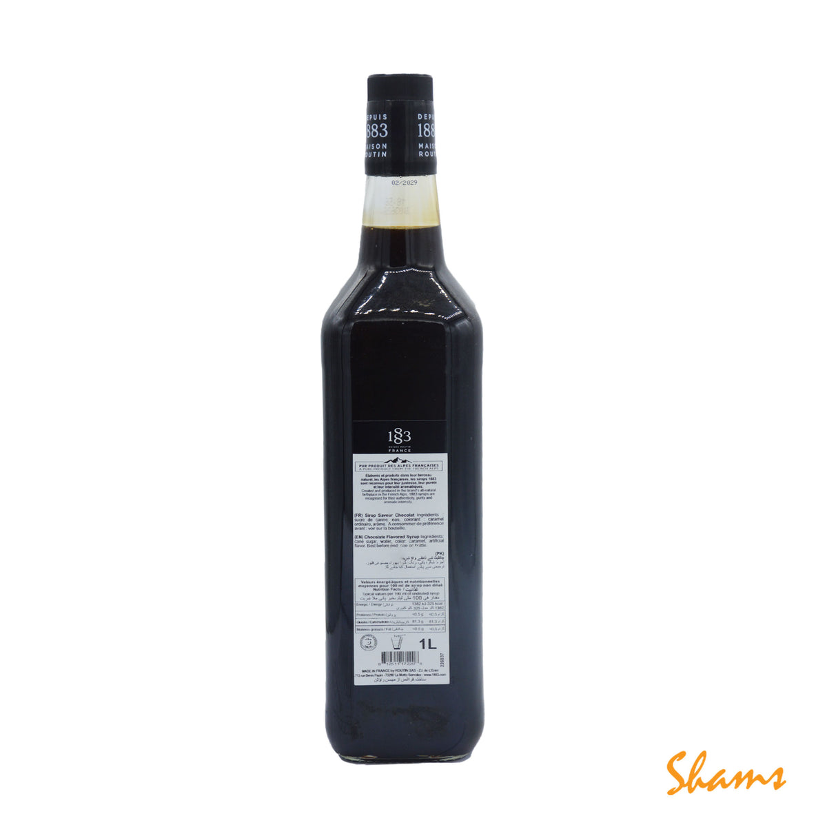 1883 Maison Routin Premium Chocolate Syrup 1L