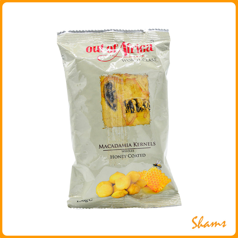 Out of Africa Macadamia Kernels Honey Roasted 250g