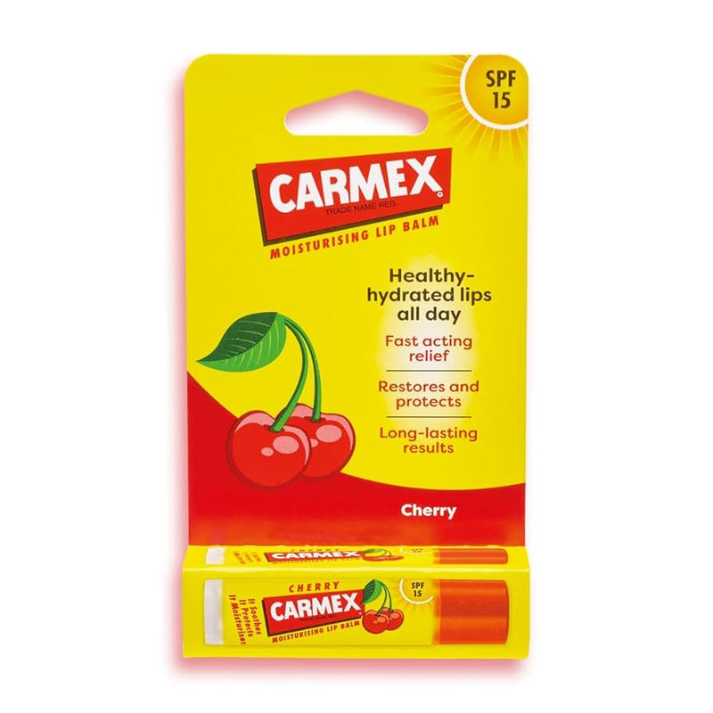 Carmex Moisturising Cherry SPF-15 Lip Balm 4.25g