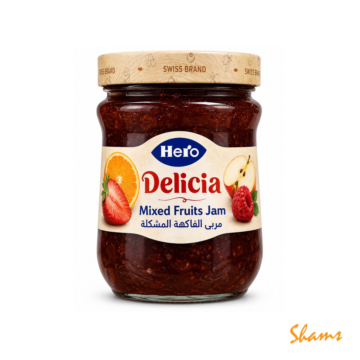 Hero Delicia Mixed Fruits Jam 350g