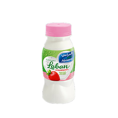 Almarai Fresh Laban Strawberry 180ml - Shams Shopping Centre Almarai  