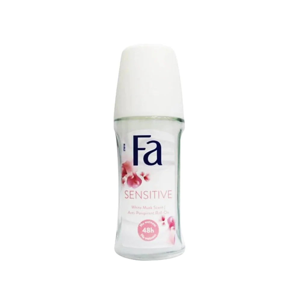 Fa Sensitive White Musk Scent Roll On 50ml - Shams Shopping Centre Fa  