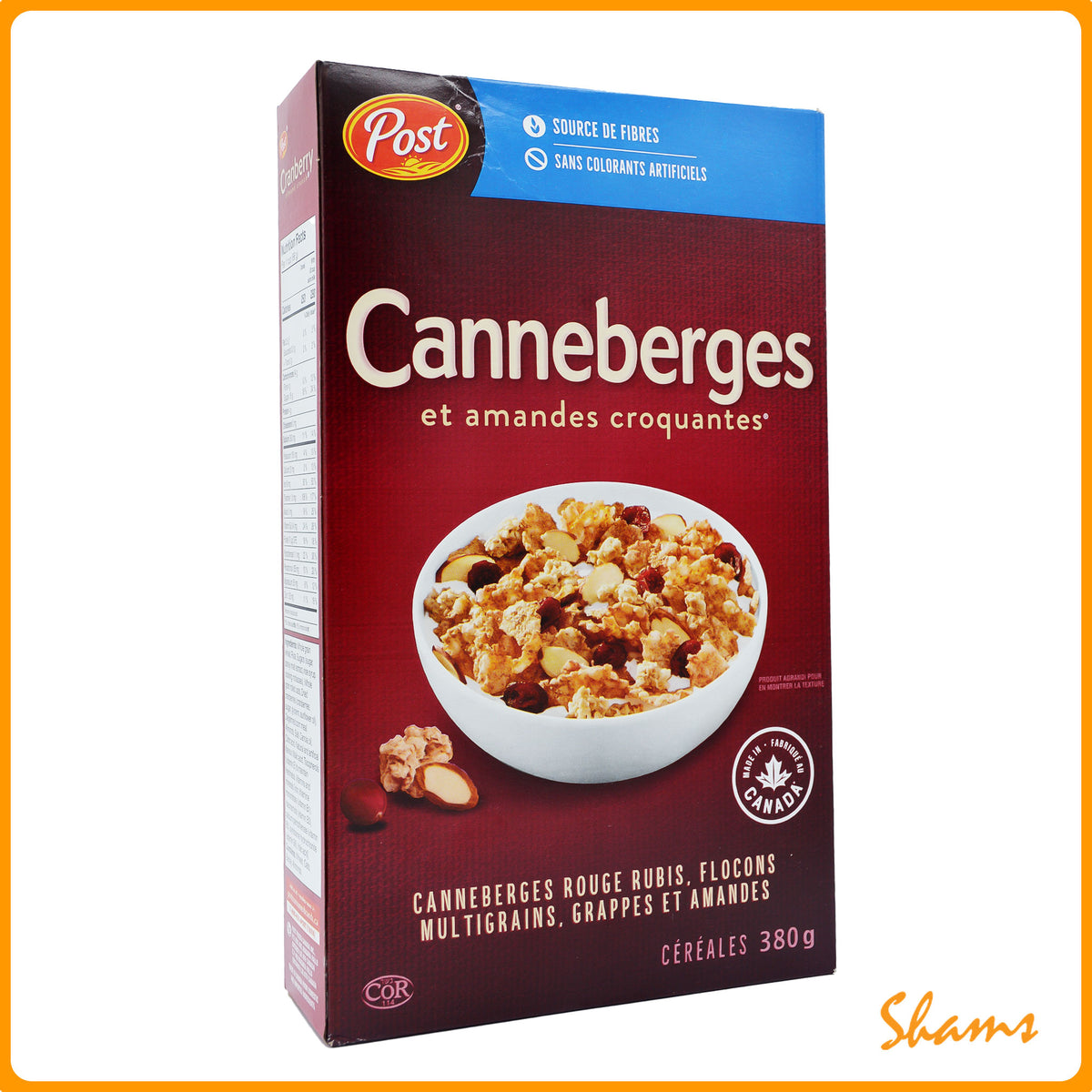 Post Cranberry Almond Crunch Cereal 380g