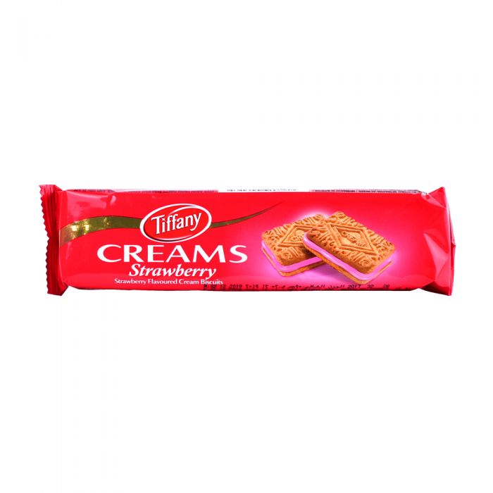 Tiffany Creams Strawberry Biscuits 84g