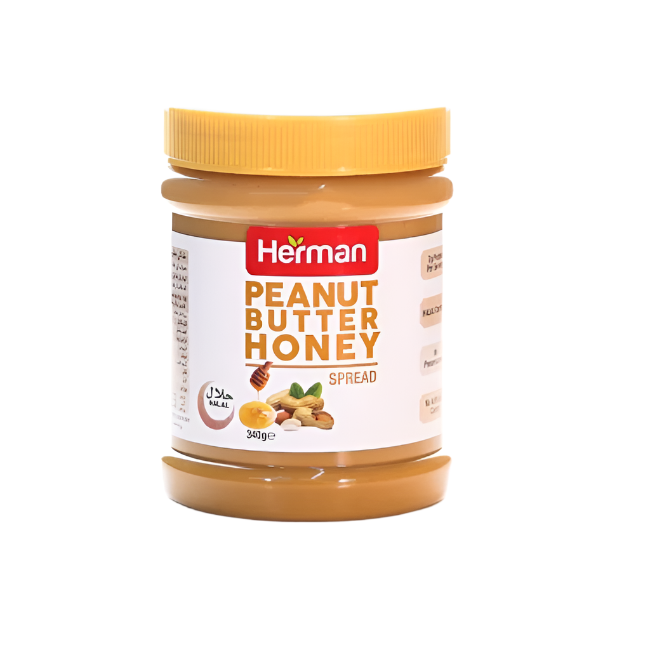 Herman Peanut Butter Honey 340 grams