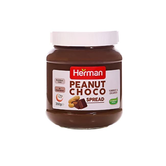 Herman Peanut Choco Spread 350 g