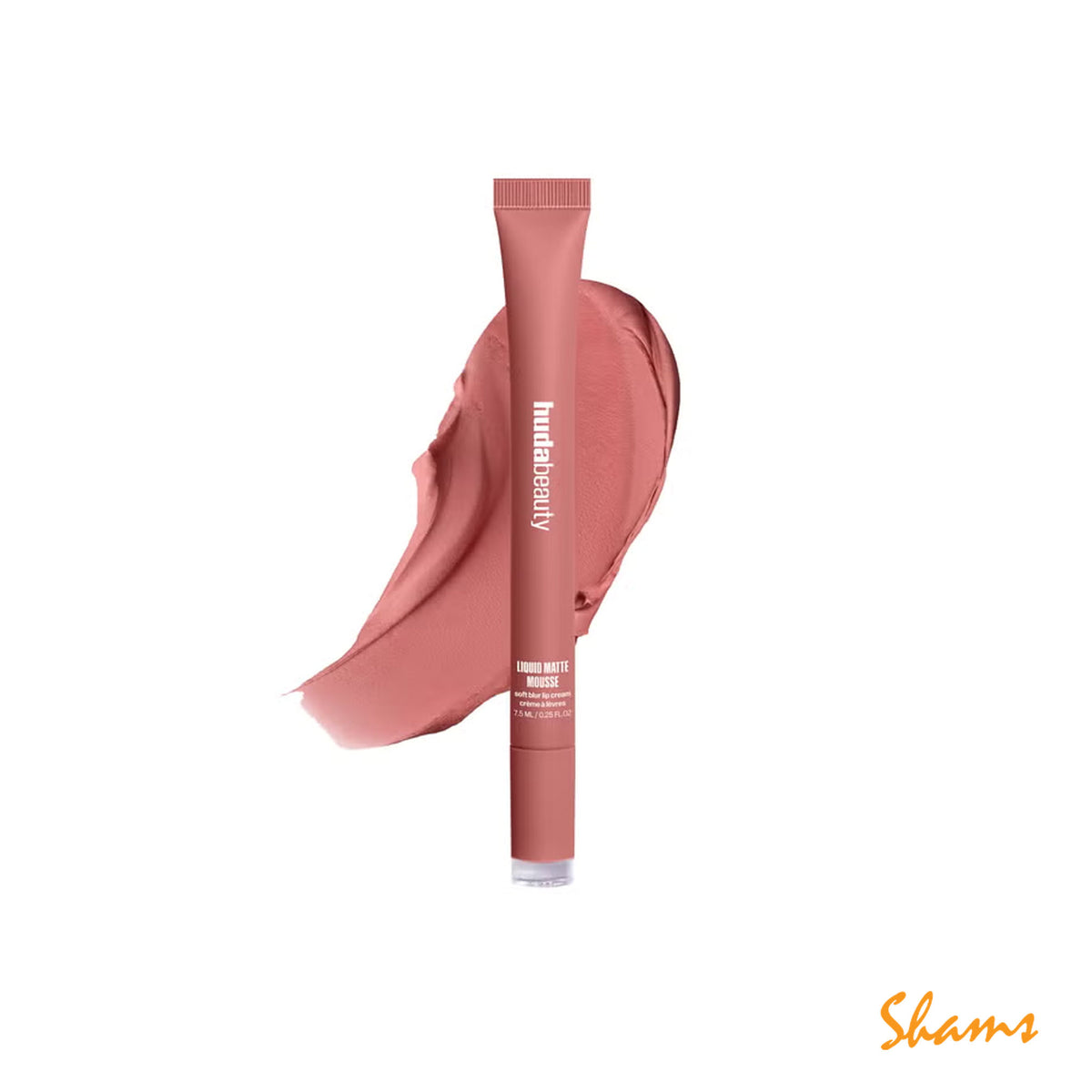Huda Beauty Liquid Matte Mousse Soft Blur Lip Cream 7.5ml - Rosy Nude