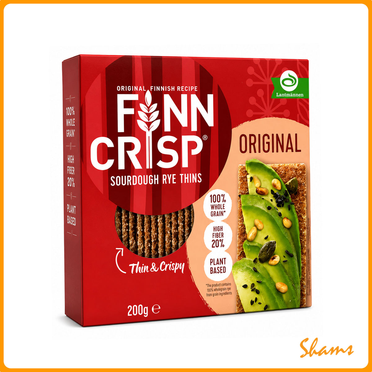 Finn Crisp Original Sourdough Rye Thins 200g