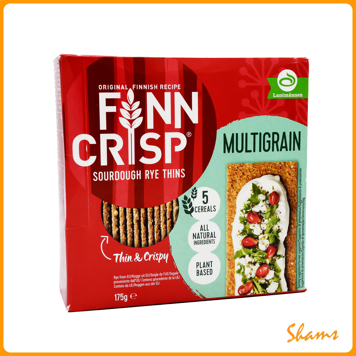 Finn Crisp Multigrain Sourdough Rye Thins 200g