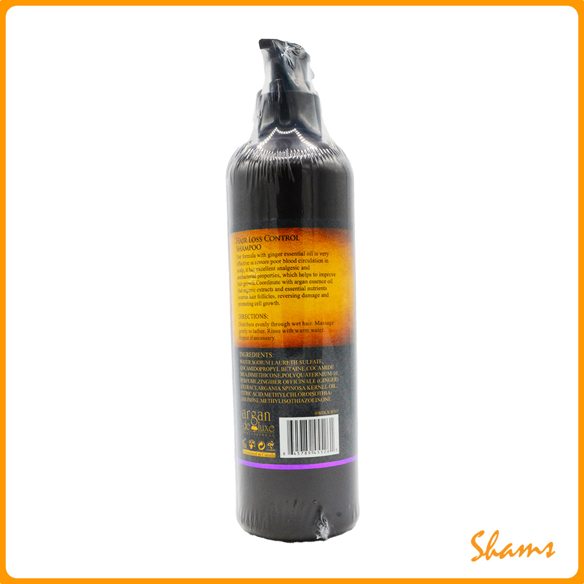 Argan De Lux Professional Hair Loss Control Shampoo 500ml