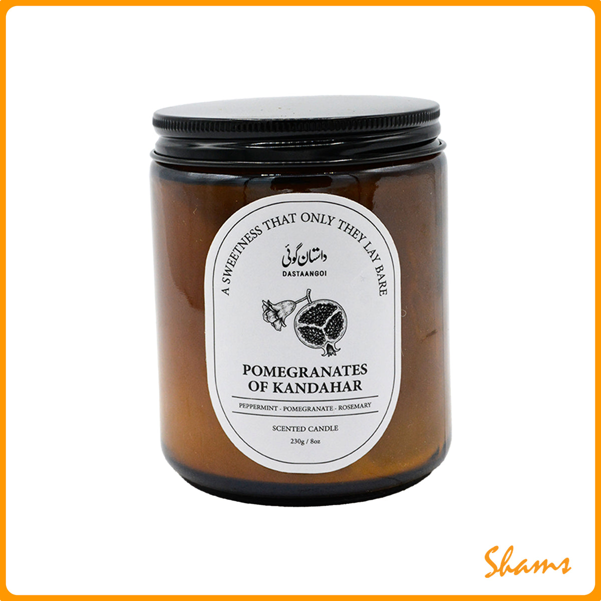 Dastaangoi Pomegranates Of Kandahar 8Oz Scented Candle