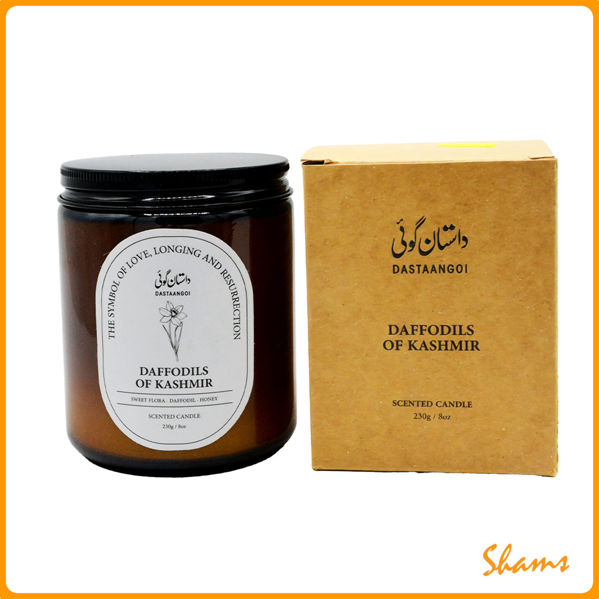 Dastaangoi Daffodils Of Kashmir 8Oz Scented Candle