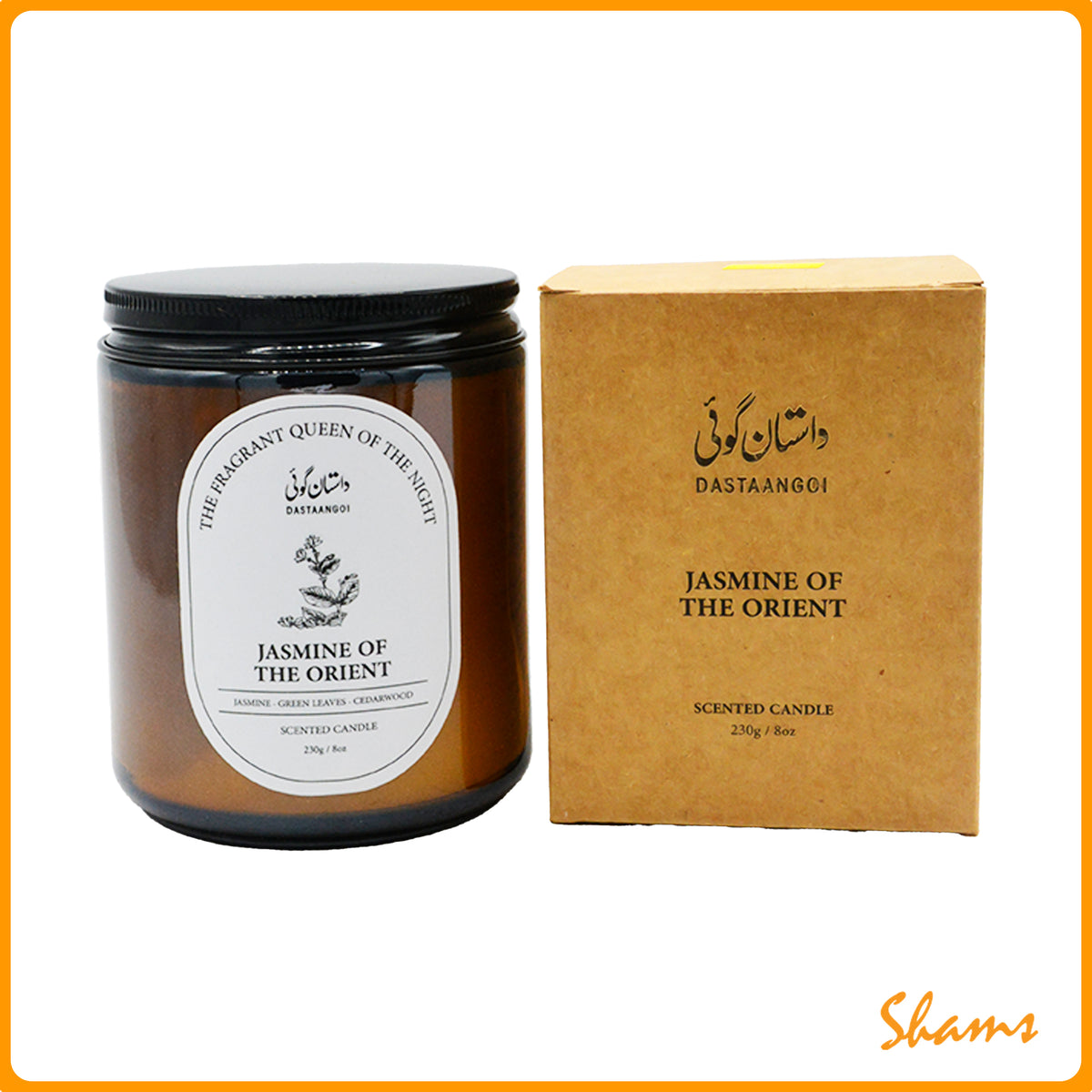 Dastaangoi Jasmine Of The Orient 8Oz Scented Candle