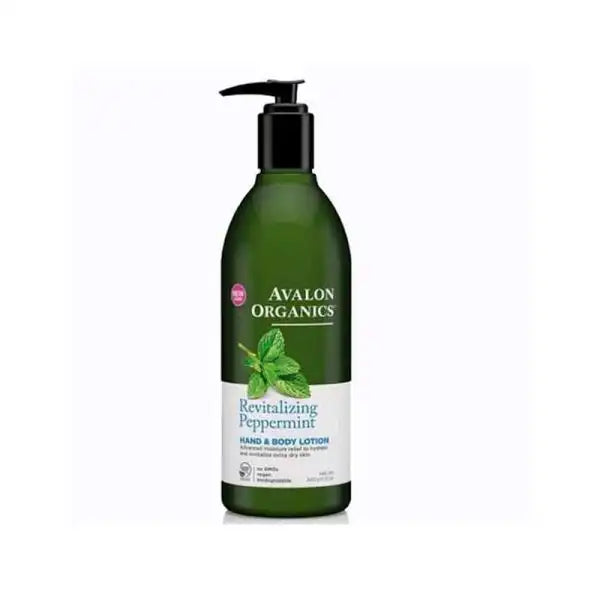 Avalon Organics Revitalizing Peppermint Hand & Body Lotion 340g