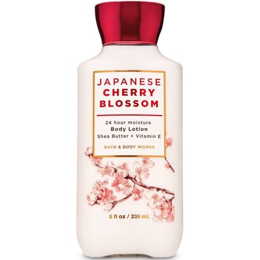 BBW Japenese Cherry Blossom Shea Butter +Vitamin E Body Lotion 236ml - Shams Shopping Centre Bath & Body Works  