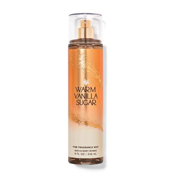 BBW Warm Vanilla Sugar Fine Fragnance Mist 236ml - Shams Shopping Centre Bath & Body Works  