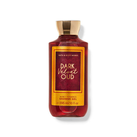 BBW Dark Velvet Oud Aloe + Vitamin E Shower Gel 295ml - Shams Shopping Centre Bath & Body Works  
