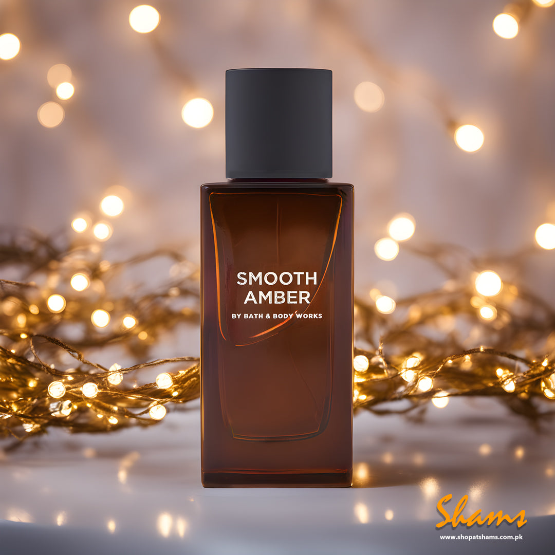 BBW Smooth Amber Men's Collection Cologne 100ml - Shams Shopping Centre Bath & Body Works  