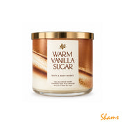 BBW Warm Vanilla Sugar 3 Wick Candle 411g