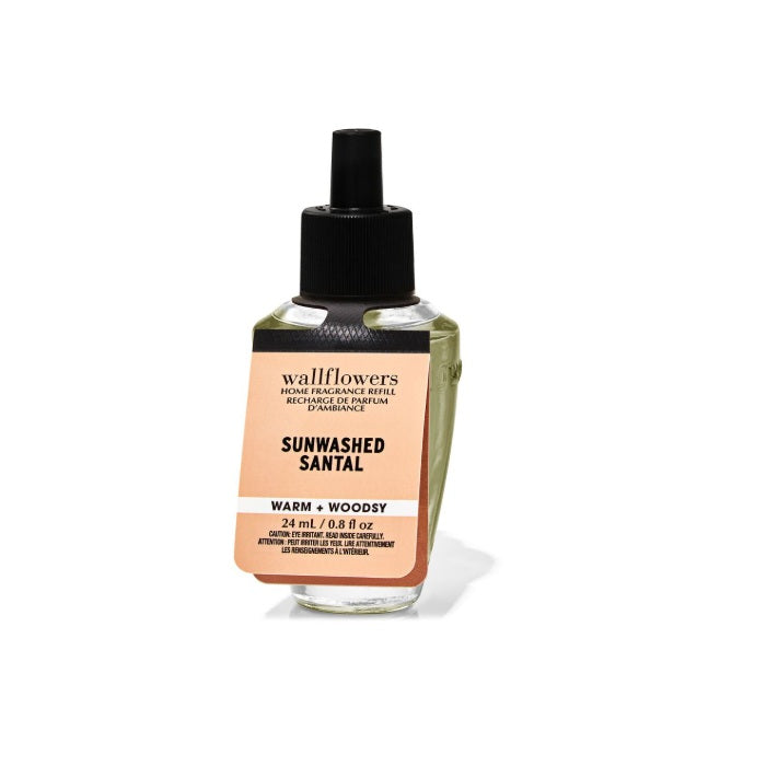 BBW WallFlower Sunwashed Santal Refill 24ml