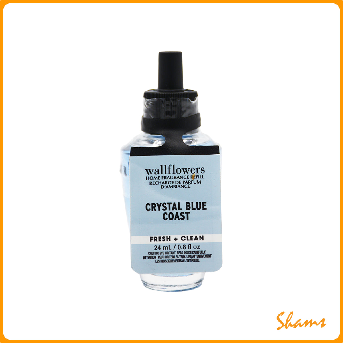 BBW WallFlower Crystal Blue Coast Frangrance 24ml