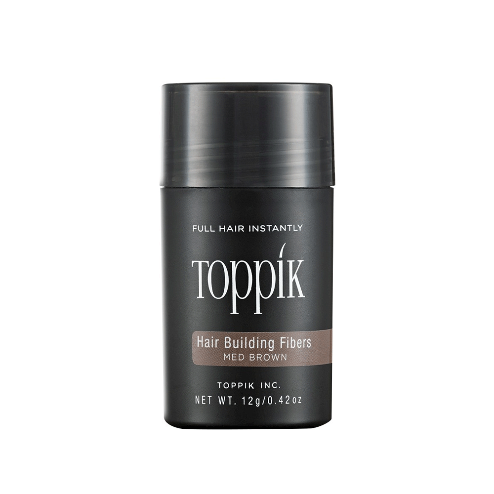 Toppik Hair Building Fibers Med Brown 12g (0.42 Oz)