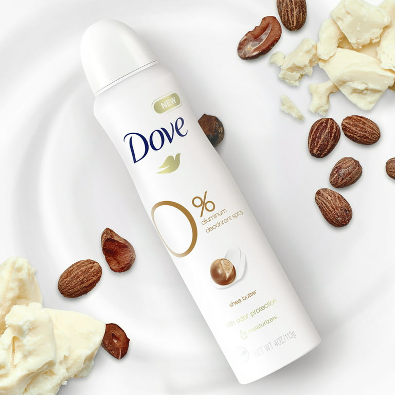 Dove 0% Aluminum Shea Butter Deo Body Spray 113g - Shams Shopping Centre Dove  