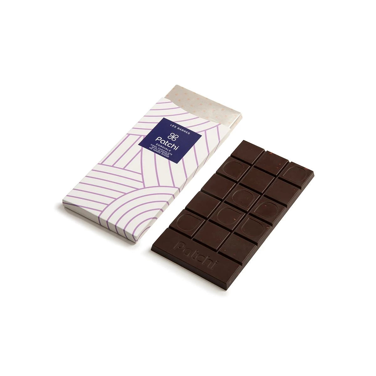 Patchi Cordiale NSA Dark Chocolate Bar 100g GNS0004