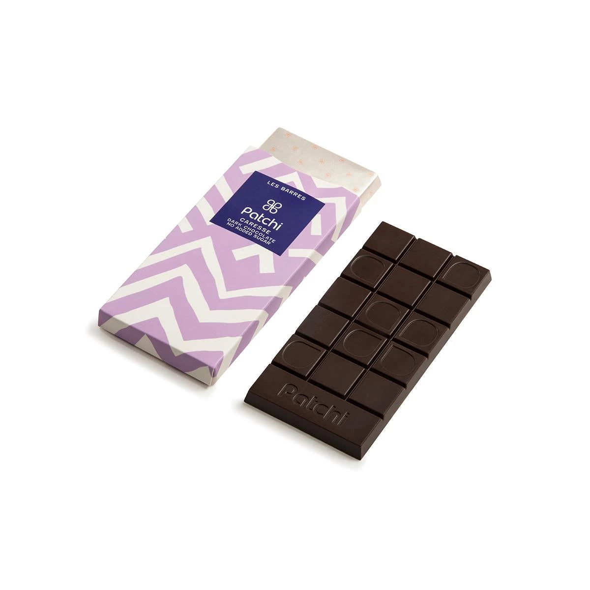 Patchi Caresse NSA Dark Chocolate Bar 50g GNS0006