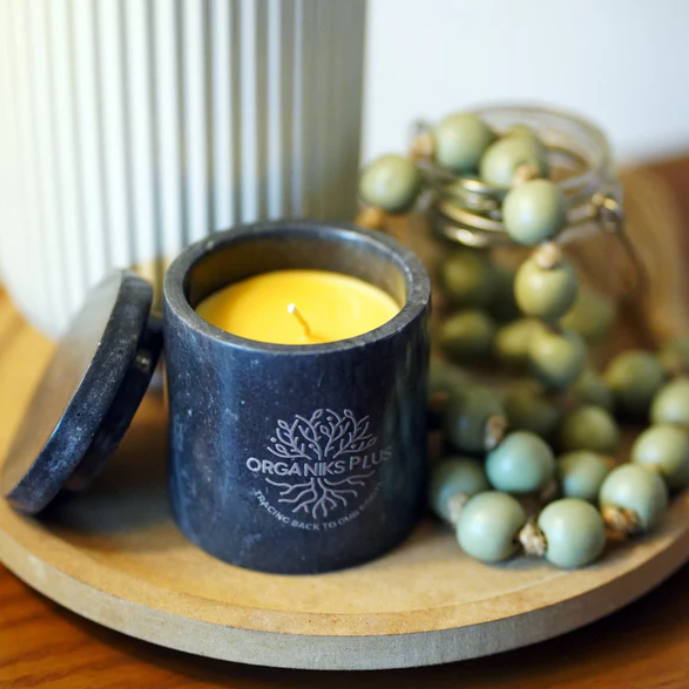 Organiks Plus Beeswax Scented Candle - Lavender