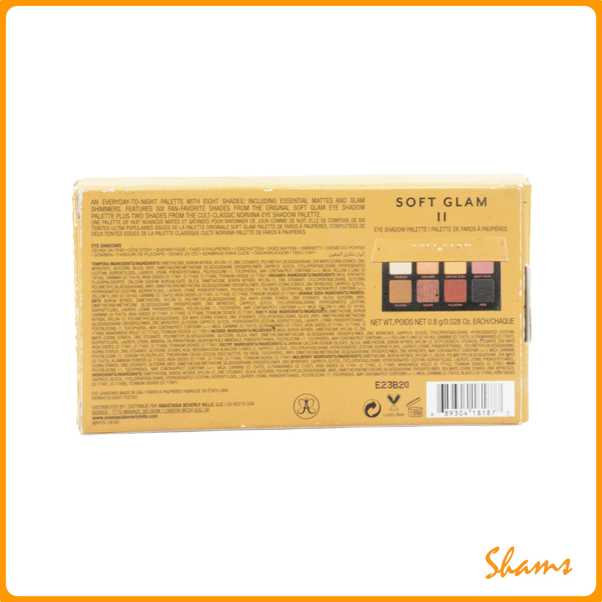 Anastasia Beverly Hills Soft Glam II Eye Shadow Palette